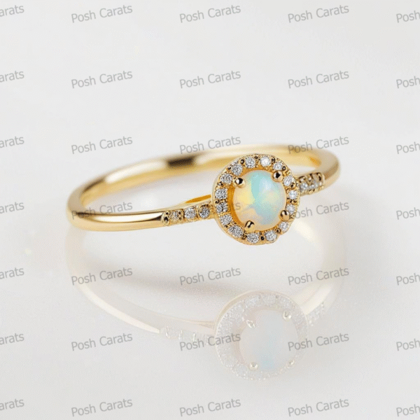 Ethiopian Opal Ring – Handmade Gemstone Jewelry by Posh Carats