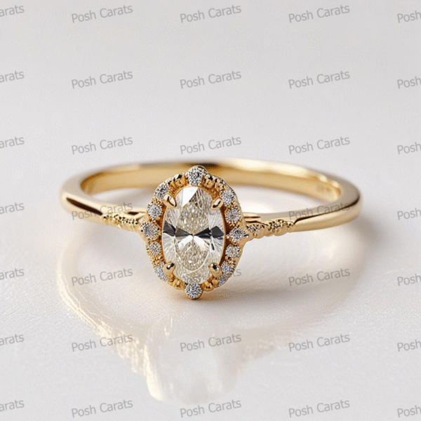 Moissanite Engagement Ring - Ethical Luxury Cut