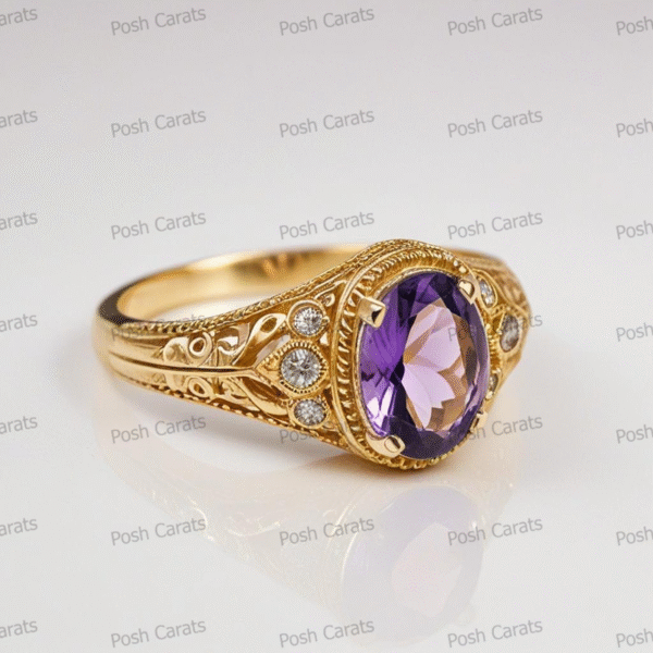 Amethyst Rings - Elegant February Birthstone Jewelry | Posh Carats