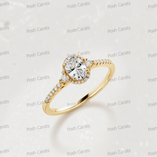 Moissanite Engagement Ring - Ethical Luxury Cut