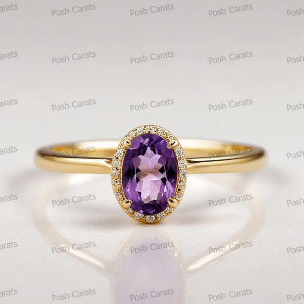 Amethyst Rings - Elegant February Birthstone Jewelry | Posh Carats