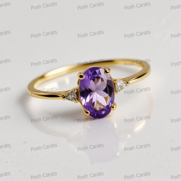 Amethyst Rings - Elegant February Birthstone Jewelry | Posh Carats