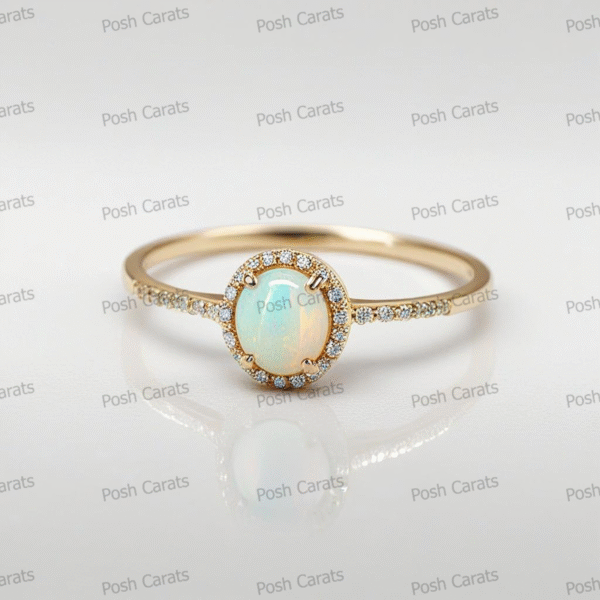 Ethiopian Opal Ring – Handmade Gemstone Jewelry by Posh Carats
