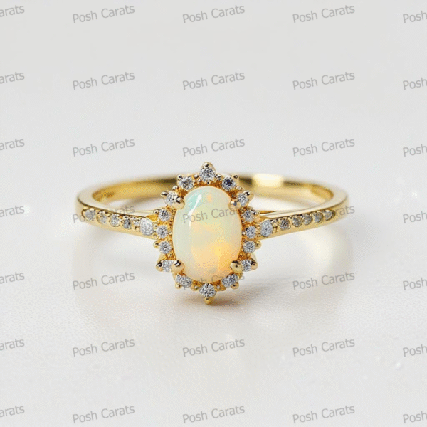 Ethiopian Opal Ring – Handmade Gemstone Jewelry by Posh Carats