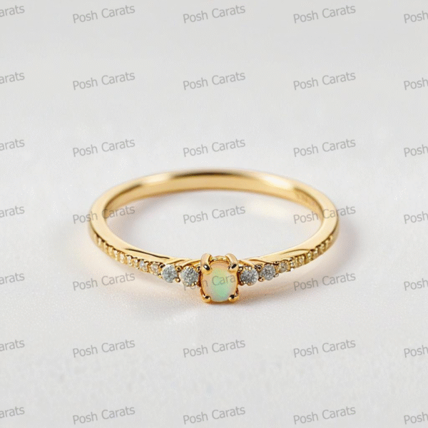 Ethiopian Opal Ring – Handmade Gemstone Jewelry by Posh Carats