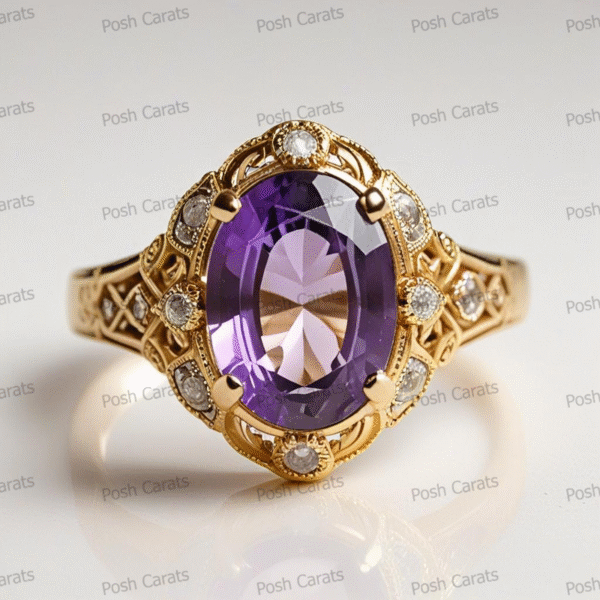 Amethyst Rings - Elegant February Birthstone Jewelry | Posh Carats