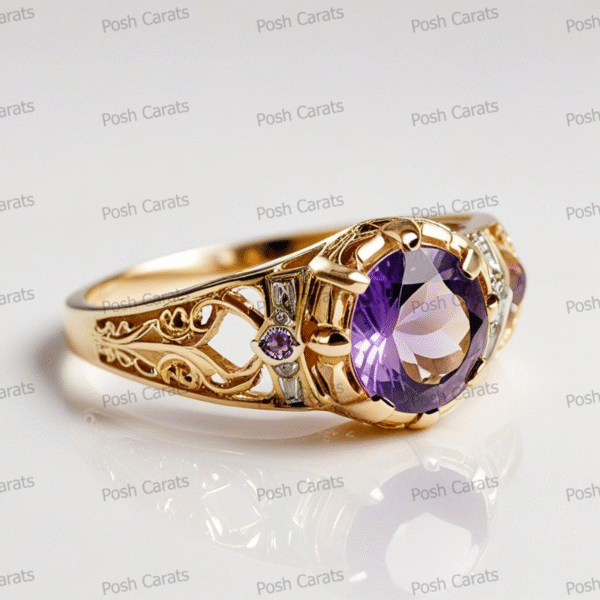 Amethyst Rings - Elegant February Birthstone Jewelry | Posh Carats