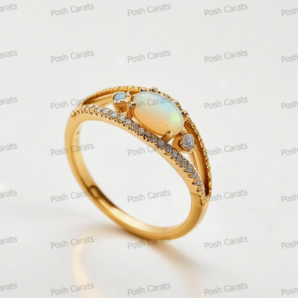 Ethiopian Opal Ring – Handmade Gemstone Jewelry by Posh Carats