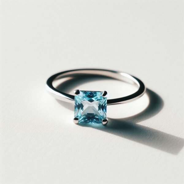 London blue topaz ring