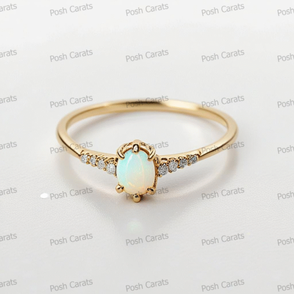 Ethiopian Opal Ring – Handmade Gemstone Jewelry by Posh Carats