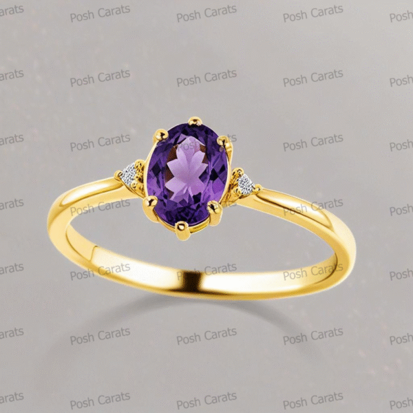 Amethyst Rings - Elegant February Birthstone Jewelry | Posh Carats