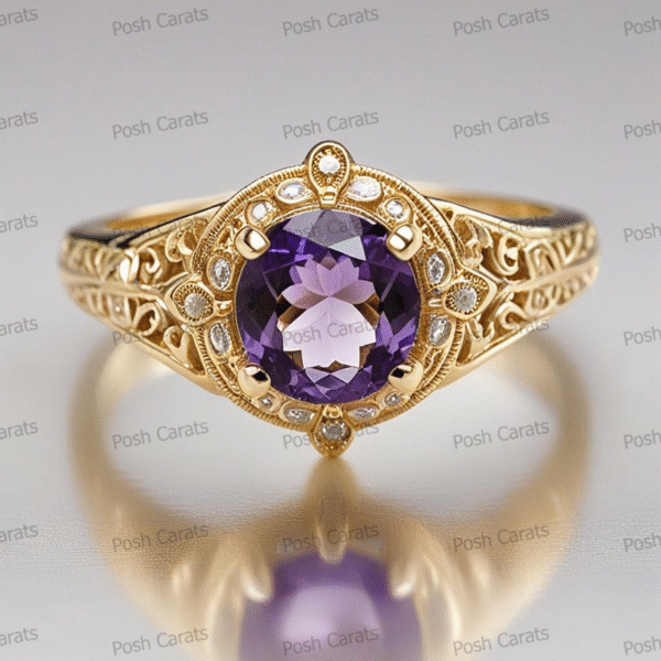 Amethyst Rings - Elegant February Birthstone Jewelry | Posh Carats