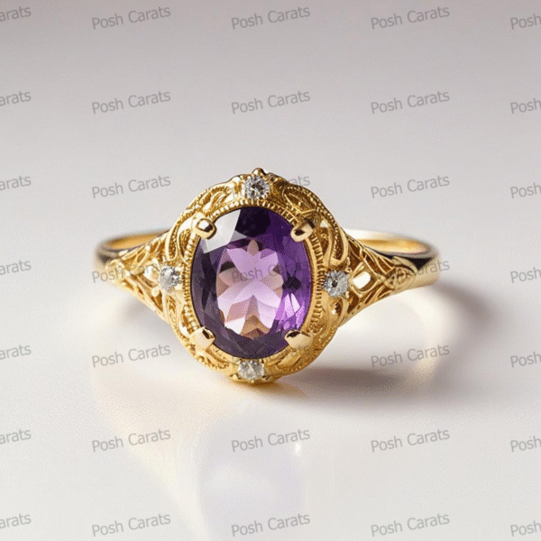 Amethyst Rings - Elegant February Birthstone Jewelry | Posh Carats