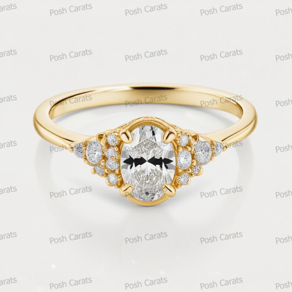 Moissanite Engagement Ring - Ethical Luxury Cut