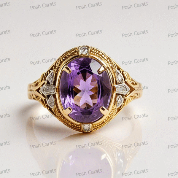 Amethyst Rings - Elegant February Birthstone Jewelry | Posh Carats