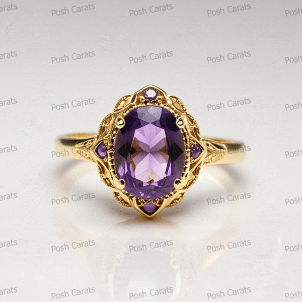 Amethyst Rings - Elegant February Birthstone Jewelry | Posh Carats